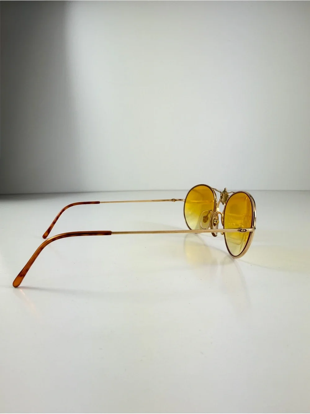 Dior 2640 Royal Crest DeadStock 80s Wire Aviator Custom Sunglasses Lens Full Set